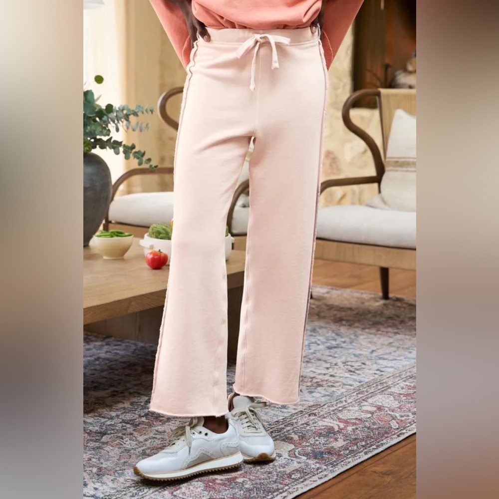 Frank & Eileen Bella Triple Fleece Italian Sweatpant size M - Vintage Rose
